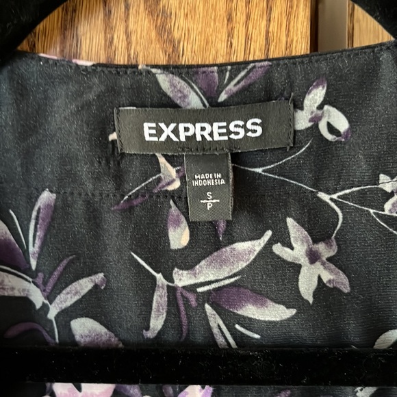 Limited Express Floral Kimono Top, Petite Small - Picture 3 of 5